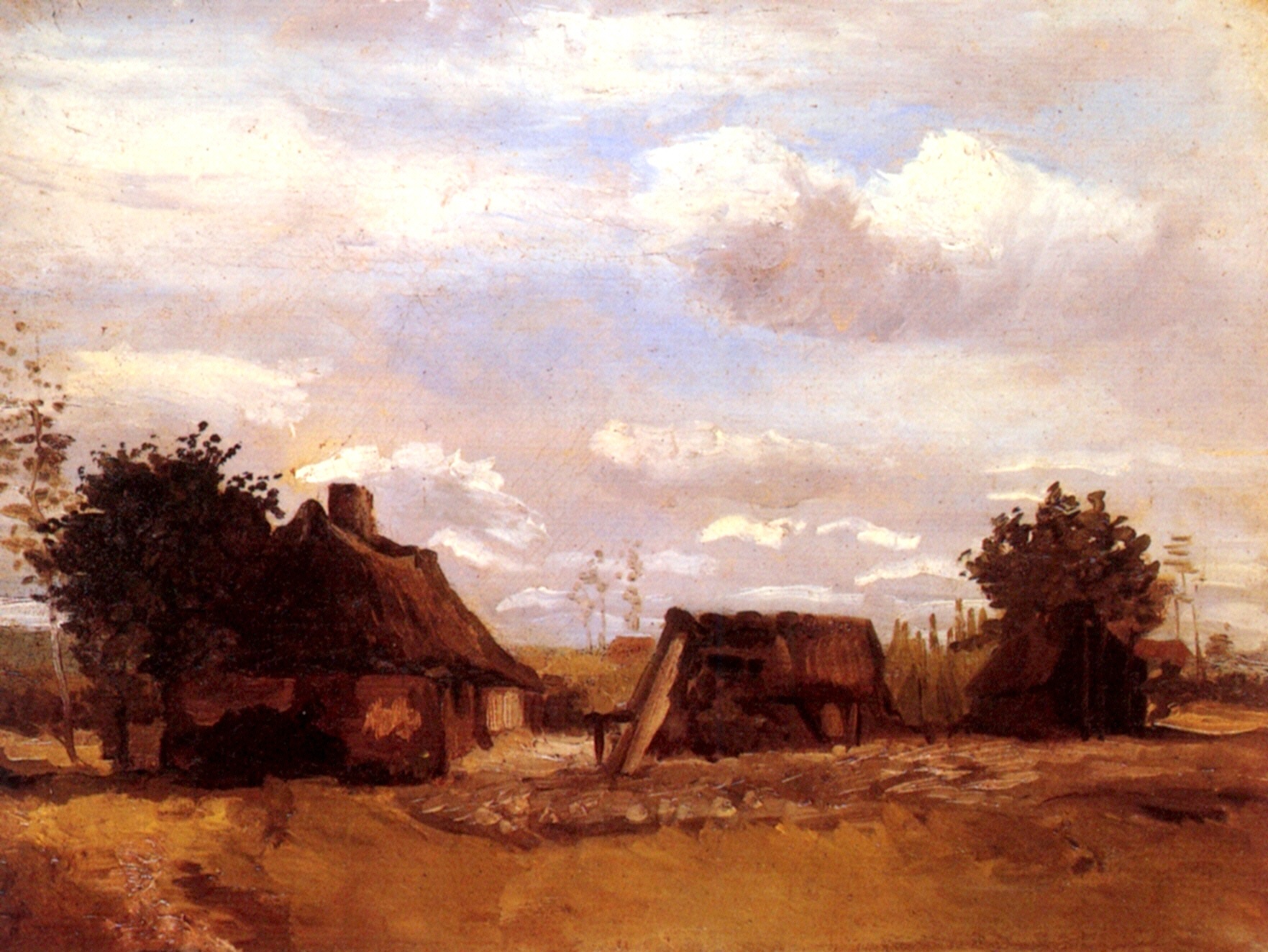 Картина Ван Гога Хижина 1885
